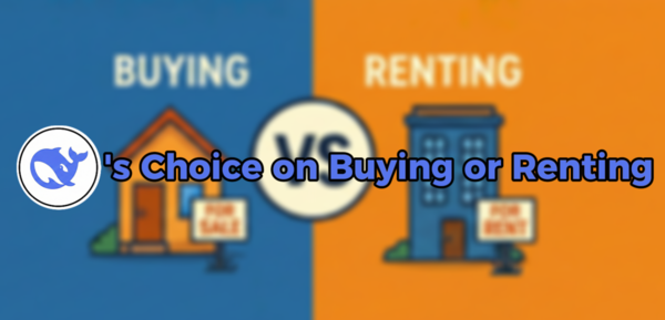 DeepSeek AI's Choice on Buying House or Renting in 2026 Q1